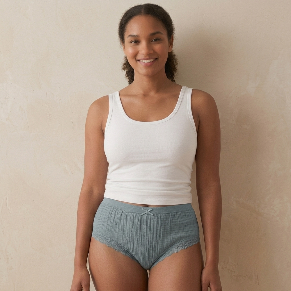 Women’s High-Waisted Seamless Lace Briefs - (Pack of 3)