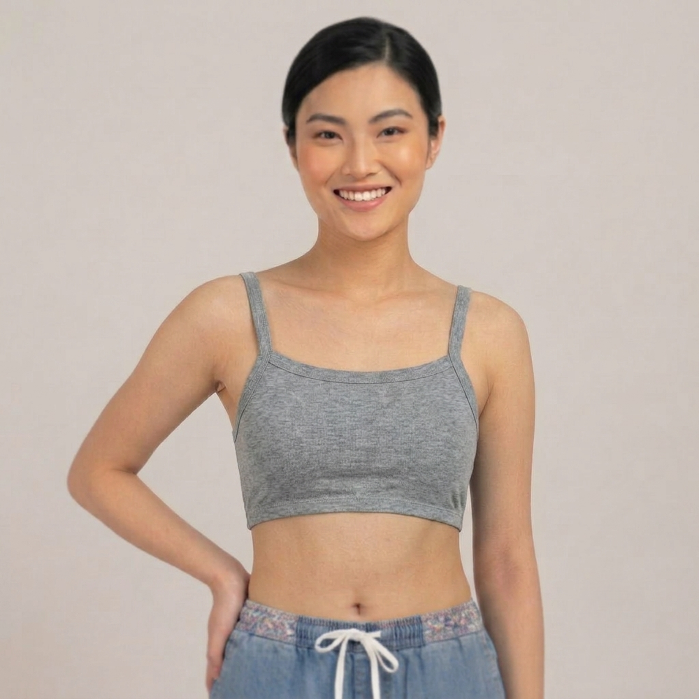 Women’s Seamless Comfort Camisole Crop Top | Stretchable Everyday Innerwear - (Pack of 3)