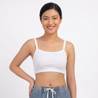 Women’s Seamless Comfort Camisole Crop Top | Stretchable Everyday Innerwear - (Pack of 3)