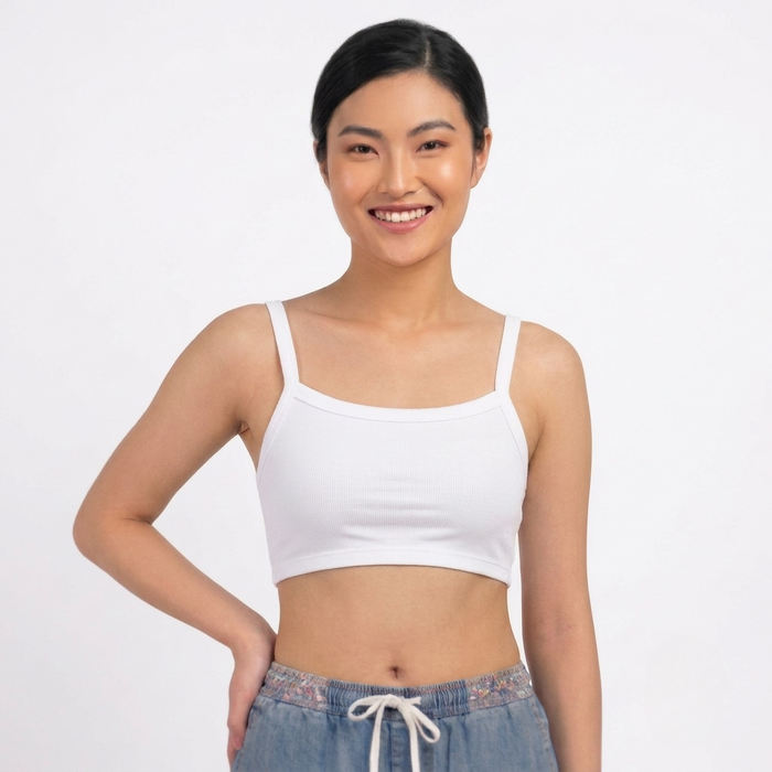 Women’s Seamless Comfort Camisole Crop Top | Stretchable Everyday Innerwear - (Pack of 3)