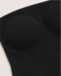 Seamless Mid Compression Full Body Shaper – Black