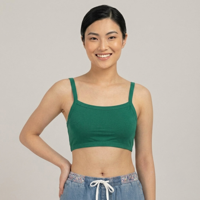 Women’s Seamless Comfort Camisole Crop Top | Stretchable Everyday Innerwear - (Pack of 3)