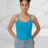 Women’s Adjustable Strap Camisole Top | Soft Stretch Everyday Innerwear - (Pack of 3)