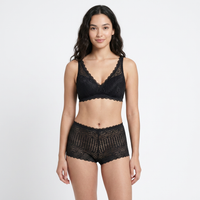 Women’s White Lace Bralette & High-Waisted Brief Set - (Pack of 3)