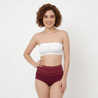 Women’s High-Waisted Tummy Support Briefs | Tummy Control & Shaping Panty - (Pack of 3)